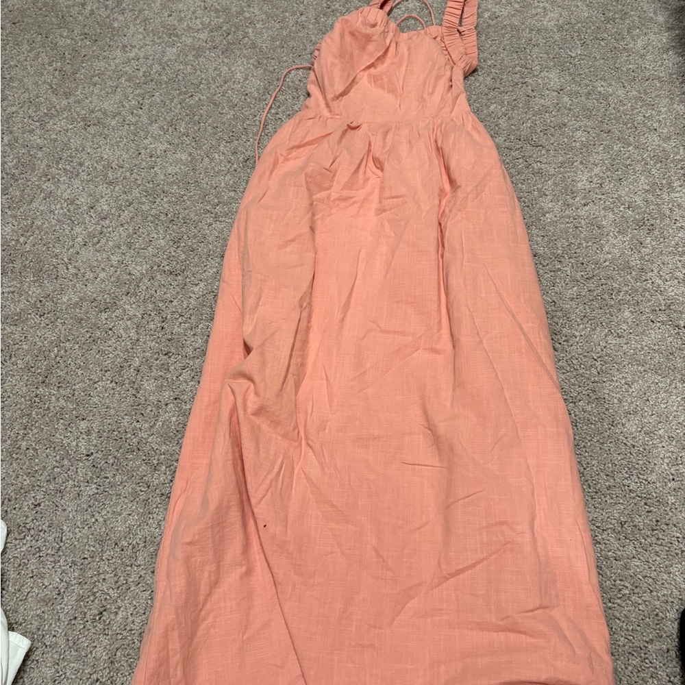Sabo Skirt Peach Maxi Dress
